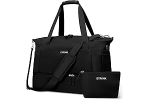 Gym Bag for Women, Travel Duffel Bag with USB Charging Port -...