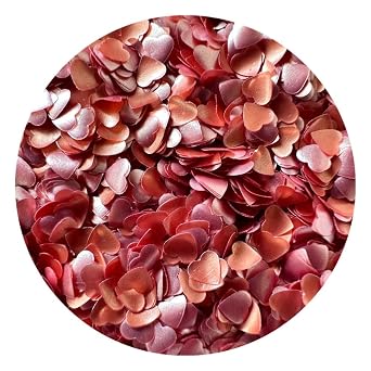 OH SWEET ART EDIBLE GLITTER PINK HEARTS 1.7 grams. Use to cakes, cupcakes, flakes, cookies, decoration, toppers