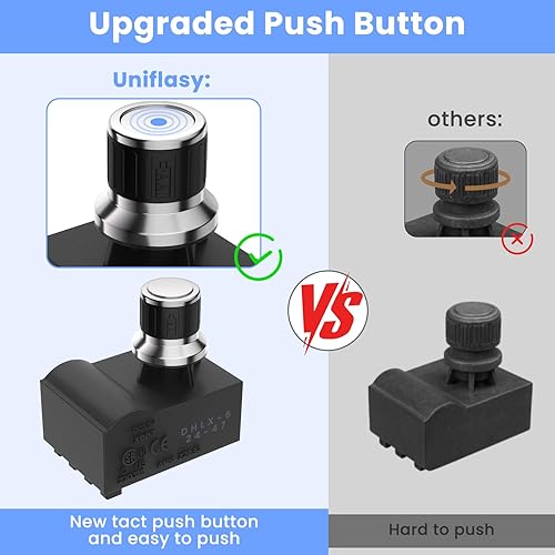 Vista 27 de Uniflasy Kit de encendido para parrilla, módulo de encendido electrónico y botón de interruptor con cables para encendedor Charbroil, repuesto