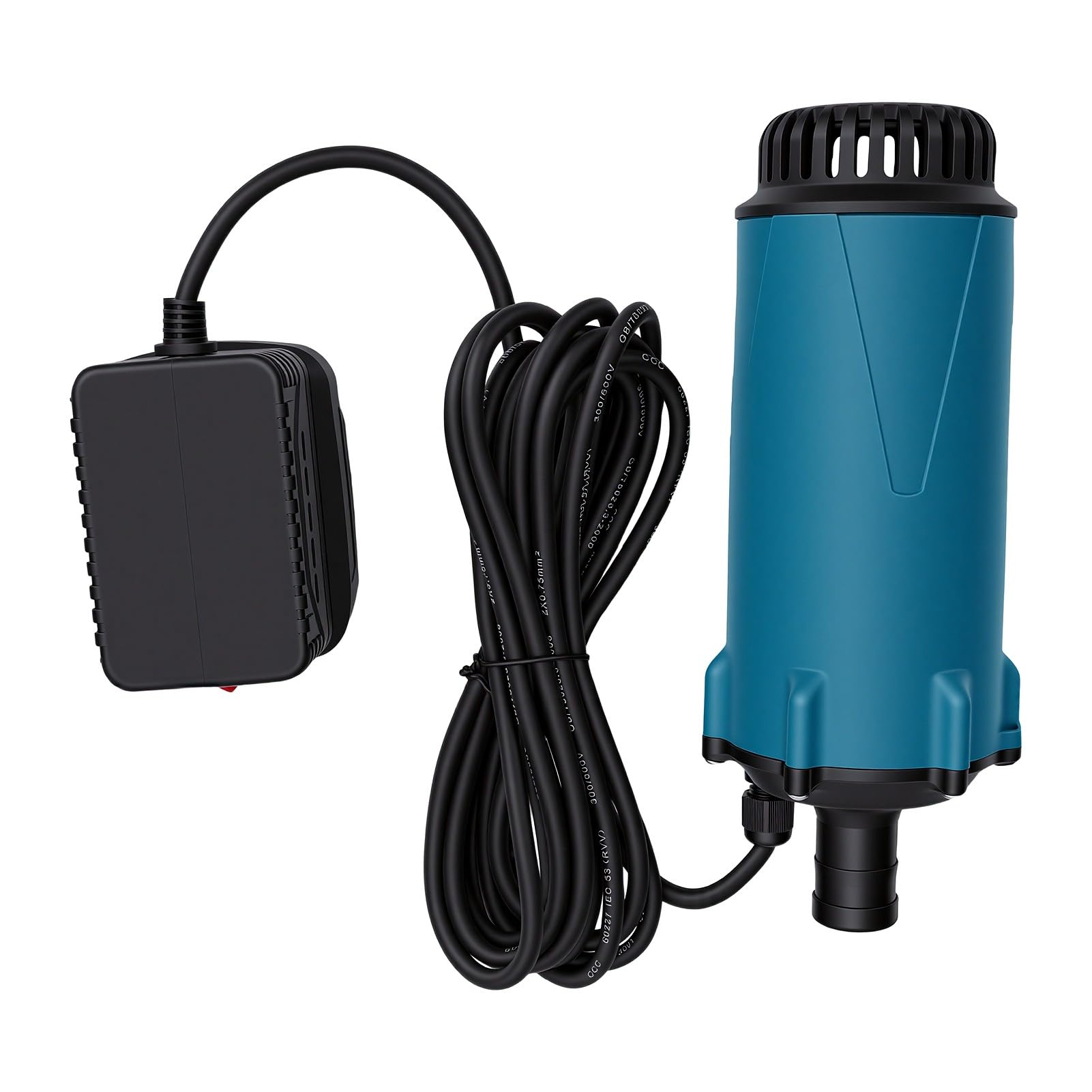 banapoy Bomba de Transferencia de Agua, Bomba Sumergible Inalámbrica con Batería de 120 L, Eléctrica Portátil con Configuración Rápida y Funda Protectora, para Piscina, Estanque, Jardín, Granja,