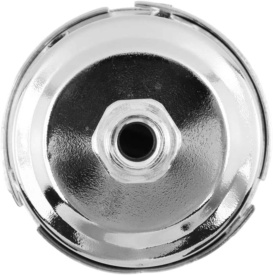 Air Compressor Filter 1/4" Thread Air Compressor Intake Filter Sound Muffler Accessories for Blowers, Boilers, Generators,Silver -2pcs