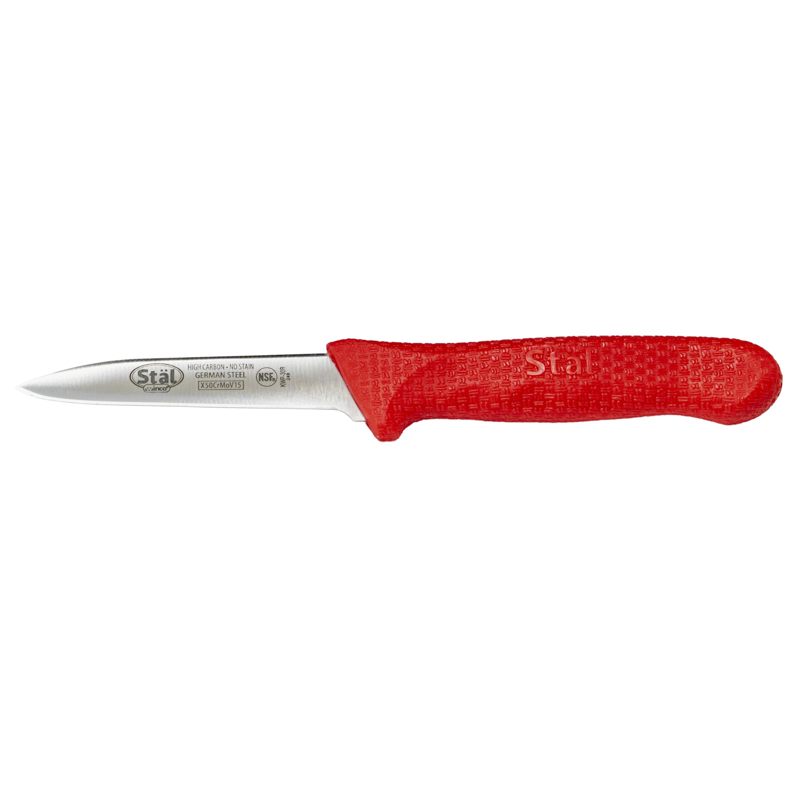 3.25" Commercial-Grade Paring Knife, Red (2 Pack)