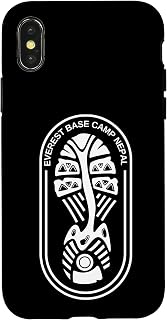 iPhone X/XS Everest Base Camp Trek Nepal Trekking Boot Print Hiking Case