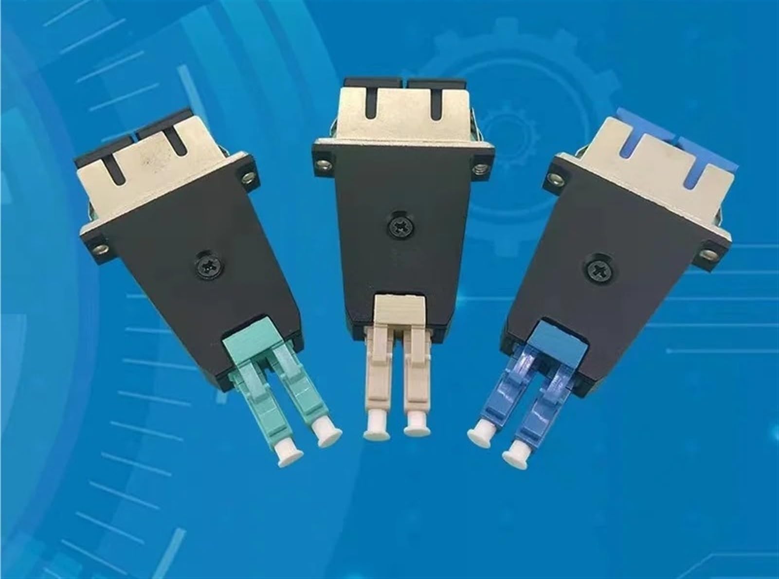 Adaptateur de Fiber LC mâle-SC SC Femelle, Adaptateur de coupleur à Bride LC-SC, 10 pièces(SC UPC - LC A)