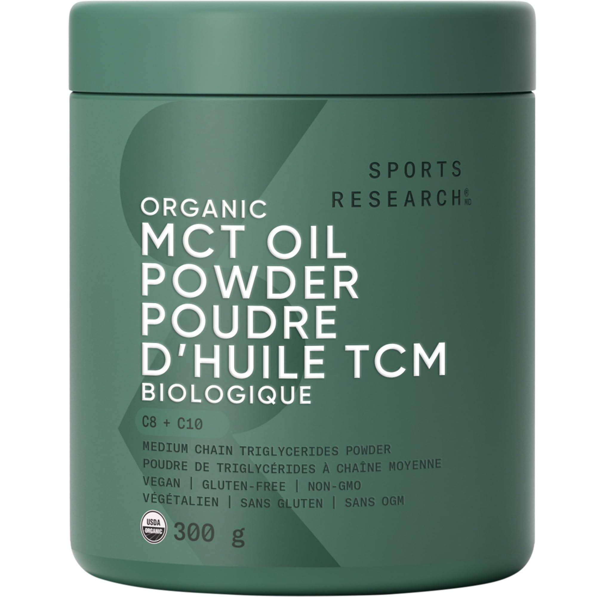 Organic MCT Oil Powder - Keto & Vegan MCTs C8, C10 from Coconuts - Fatty Acid Brain & Body Fuel, Non-GMO & Gluten Free - Unflavored, Perfect in Coffee, Tea & Protein Shakes - 10.6 oz