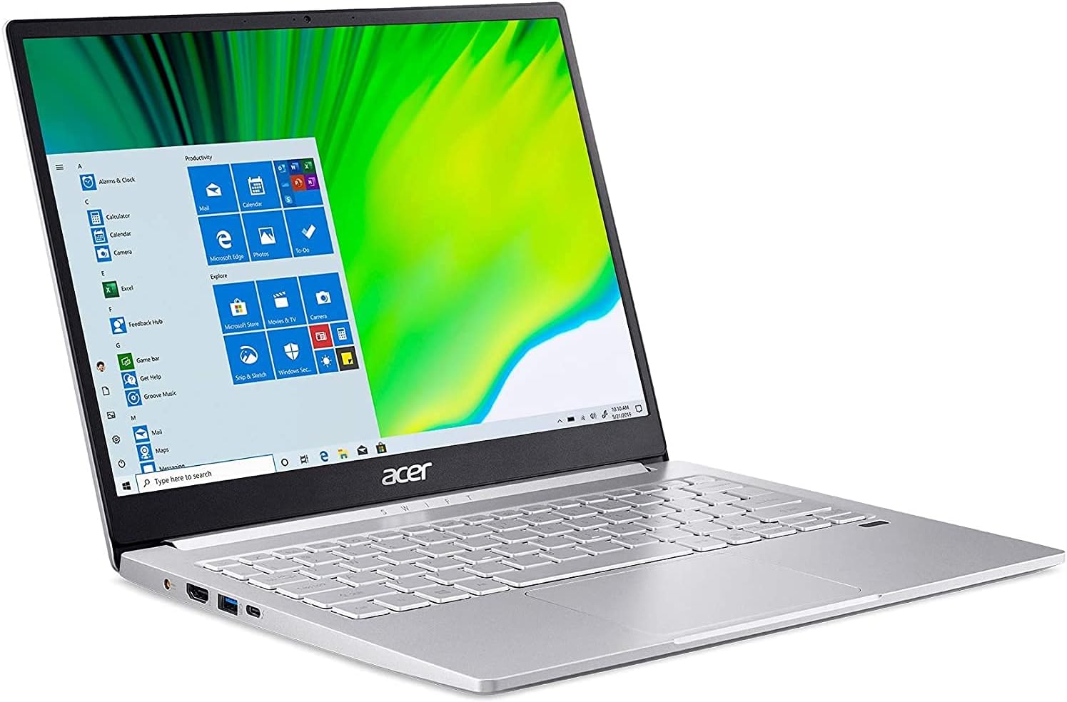 acer Swift 3 Intel Evo Thin & Light Laptop, 13.5" 2256 x 1504 IPS, Intel Core i7-1165G7, Intel Iris Xe Graphics, 8GB LPDDR4X, 512GB NVMe SSD, Wi-Fi 6, Fingerprint Reader, Back-lit KB, SF313-53-78UG