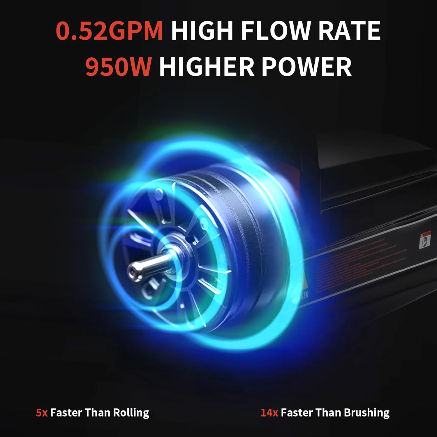 AEROPRO Tools Airless Paint Sprayer, 950W 0.52GPM 3300PSI High Efficiency Airless Sprayer with Tip Extension & Tip Sets, Indoor Paint Sprayer for Walls, Home Interior, House Painting, DIY Projects