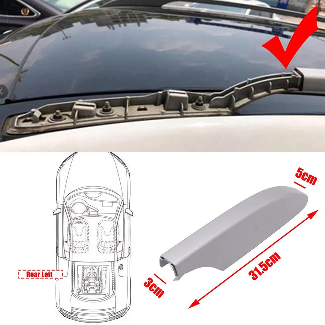 Zaślepka relingu dachowego dla Hyundai Tucson IX35 Tucson 2011-2015, 1 zestaw/4 szt. panoramiczny szyberdach przód tył dach bagażnik poprzeczka końcowa osłona