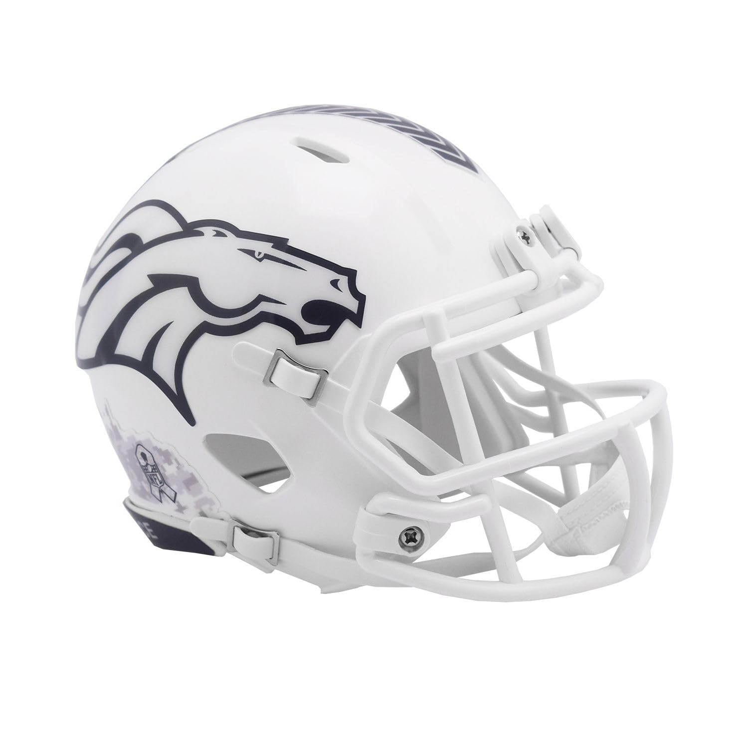 Casque Denver Broncos Riddell Speed Mini objet de collection NFL miniature - 4