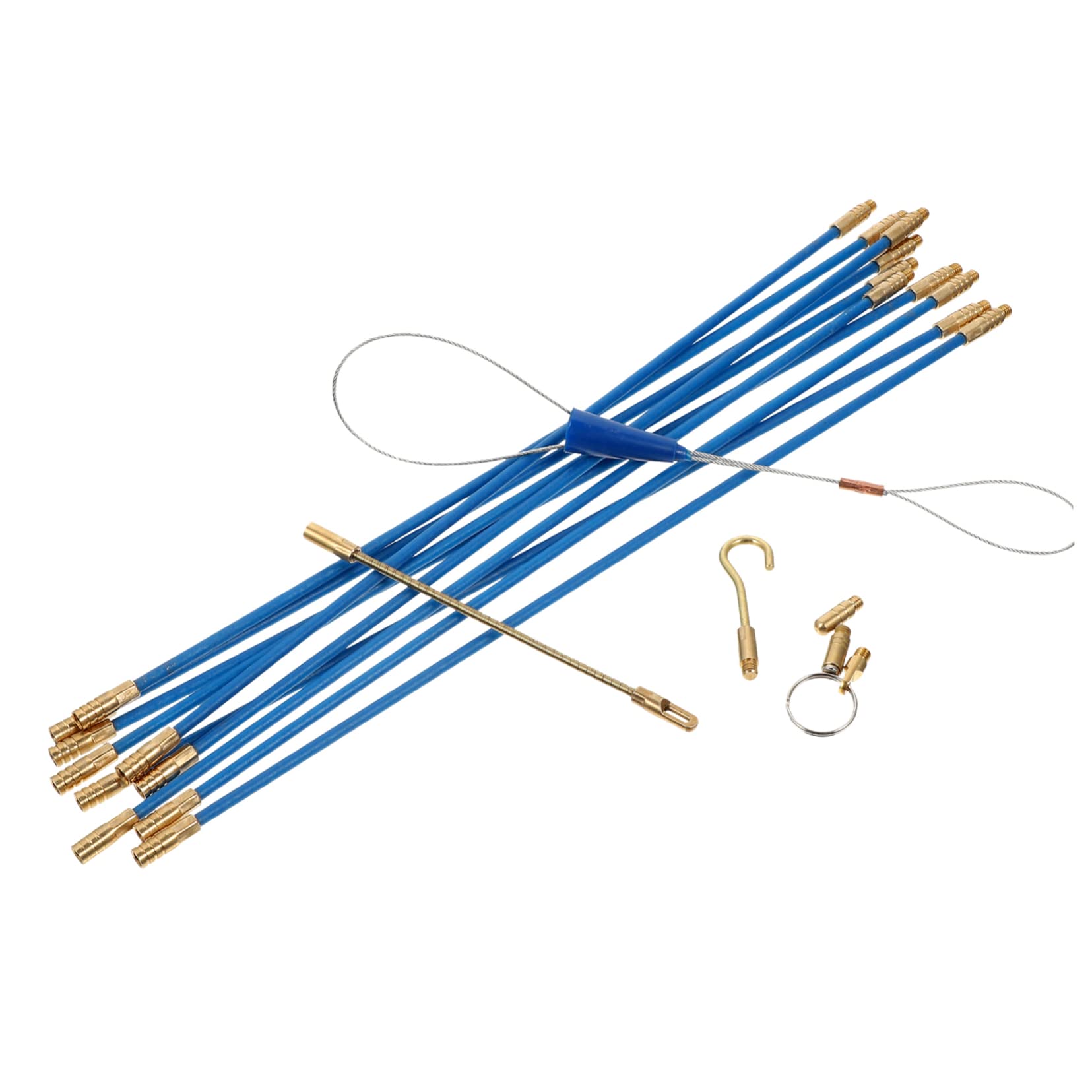 Uonlytech 2 Sets Elektrowerkzeug-kit Fiberglas-fischband-kabelzieher Für Koaxialkabel Laufdrahtzieher