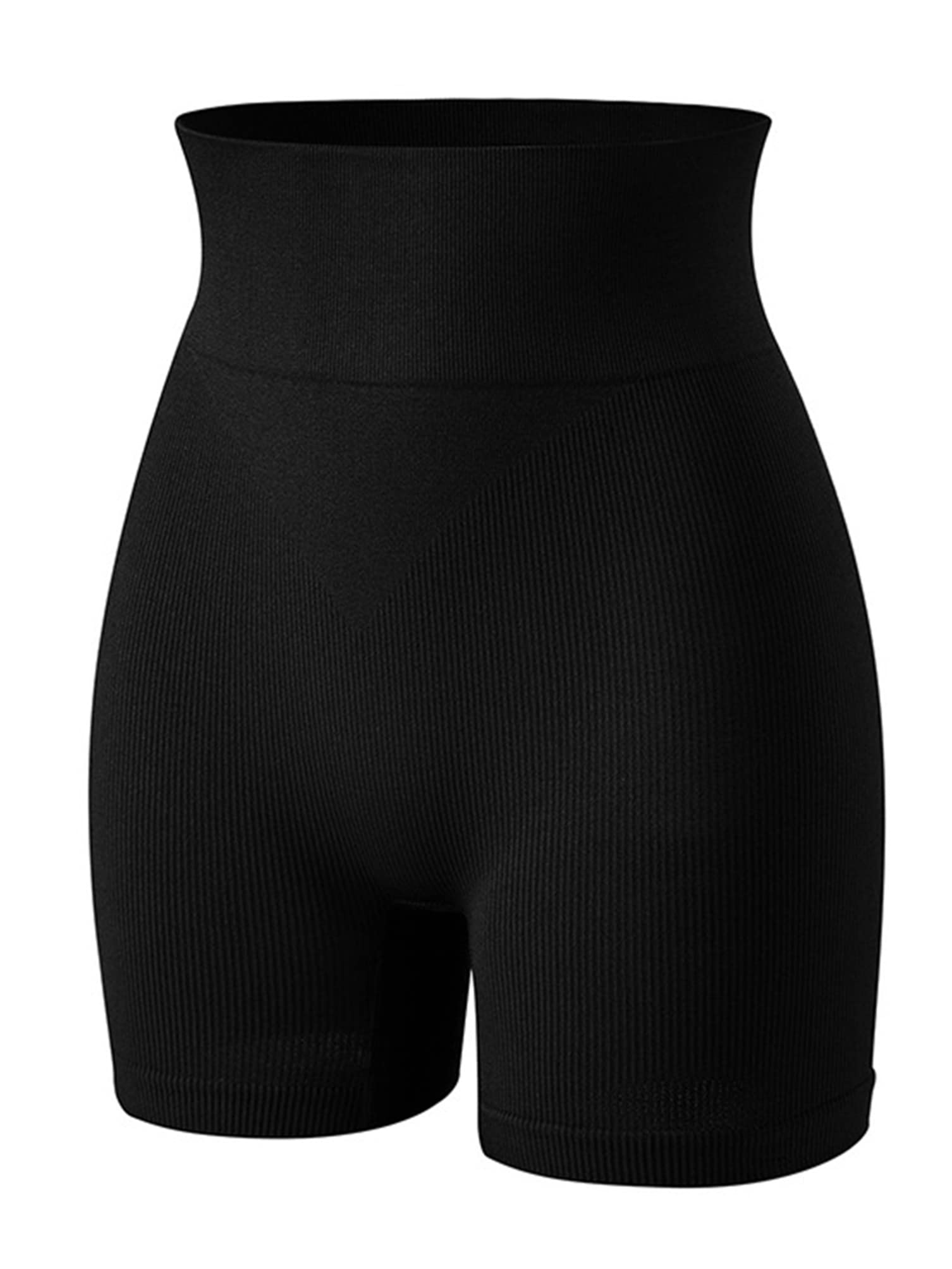 dPois Women Workout Booty Shorts High Waist Gym Yoga Pants Sports Baselayer Underpant Bike Shorts Activewear