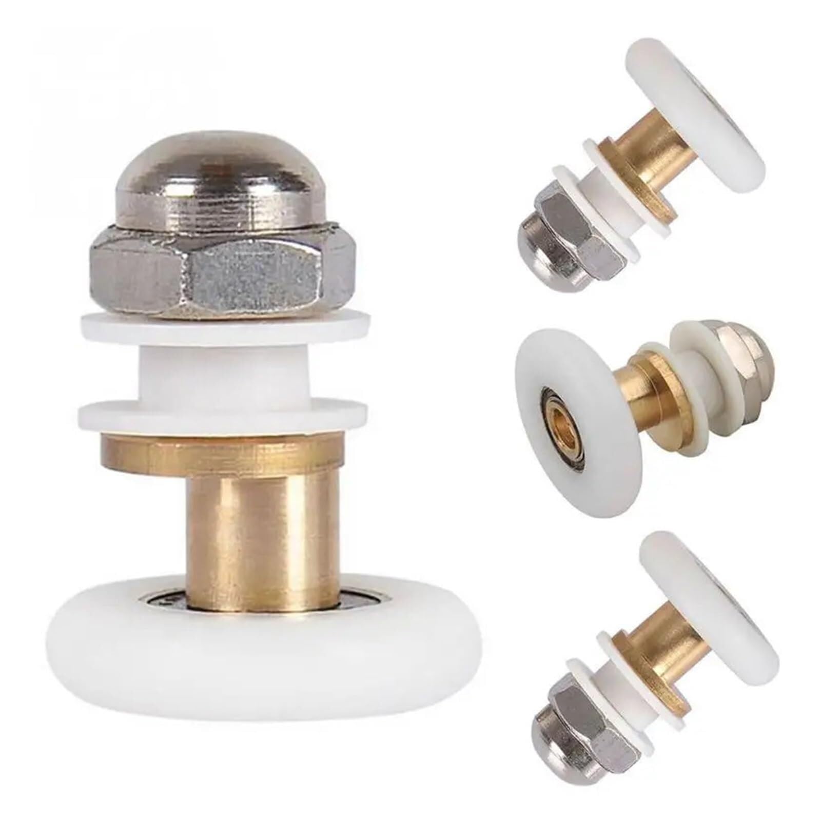 Wangshaowei 23Mm Shower Door Rollers Roller Shower Rooms Cabins Pulley Room/Runners/Wheels/Pulleys Diameter 25Mm/27Mm(23Mm)