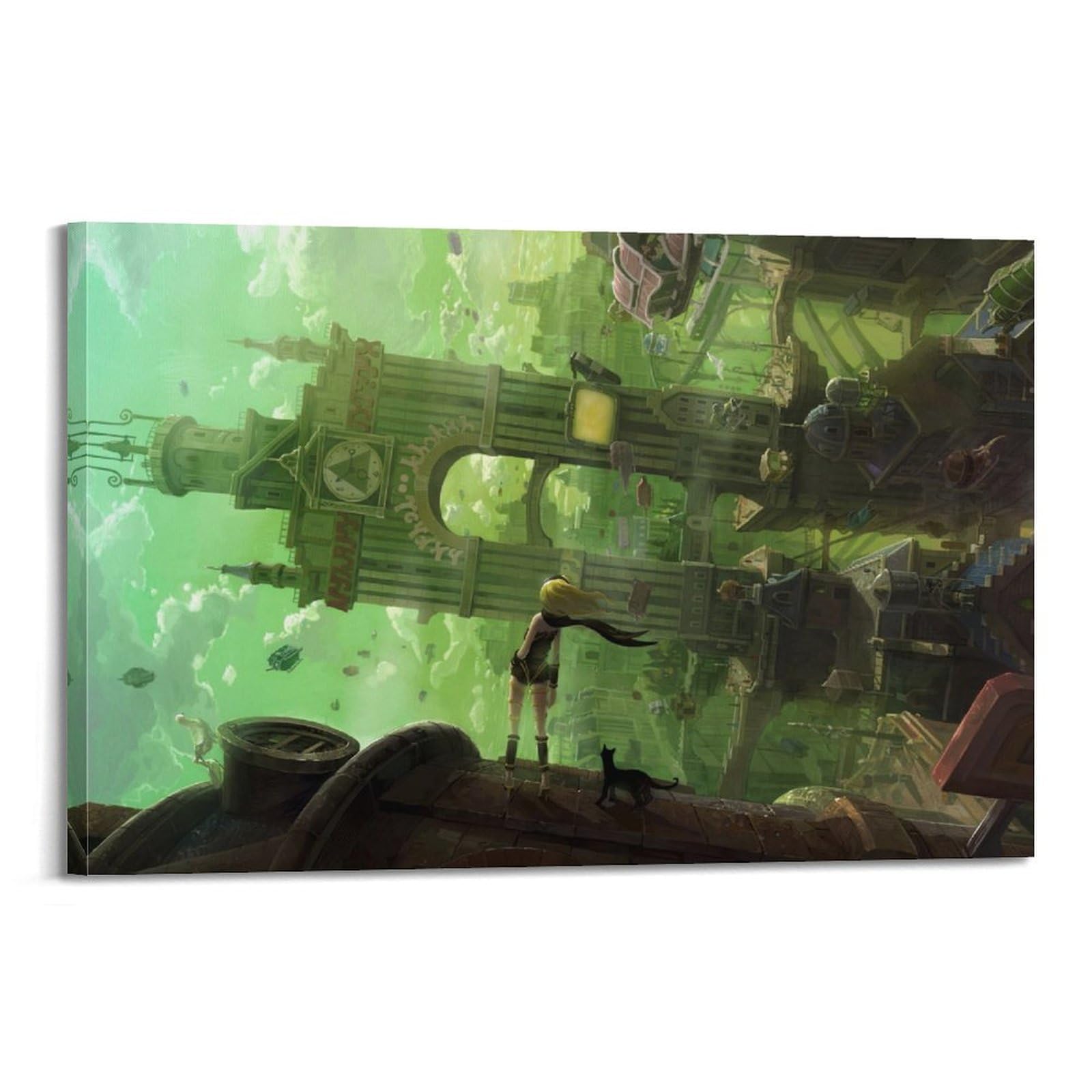 Therapi Gravity Rush Game Poster Poster Decorative Painting Canvas Wall Posters And Art Picture Print Modern Family Bedroom Decor Posters 24x36inch(60x90cm)