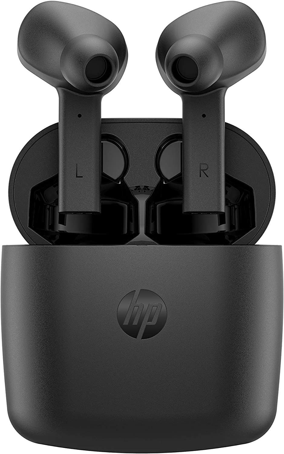 HP Earbuds G2 Auricolari Wireless, Tecnologia Riduzione Rumore DSP, Connessione Bluetooth 5, Custodia Portatile per Ricaricare, Resistente agli Schizzi, Autonomia 4 ore, Nero