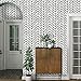 Peel and Stick Wallpaper Boho Wallpaper Herringbone Peel and Stick Wallpaper Black and White 17.7