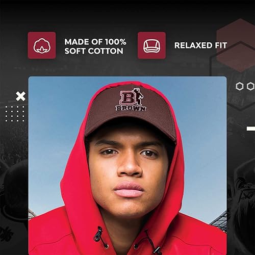 Miniatura 4 de The Game NCAA - Gorra con logotipo de ajuste relajado para adultos, logotipo bordado, 100% algodón, eleva tu estilo y muestra tu espíritu de equipo