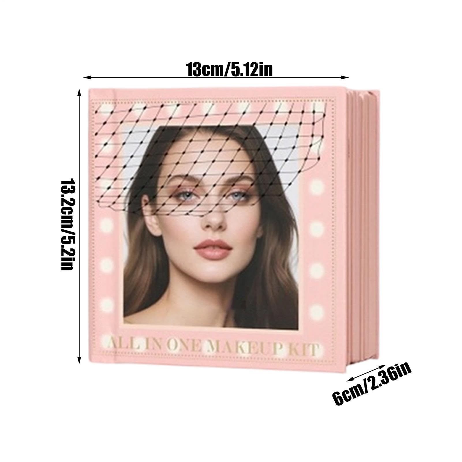 Di Ombretti Vivaci E Colorati Kit 8 Pagine Illuminante Blush Contour Gloss | Palette Trucco Viso Ombretti Per Donne Moglie Mamma Amiche Ufficio Viaggio All'Aperto Compleanno Natale