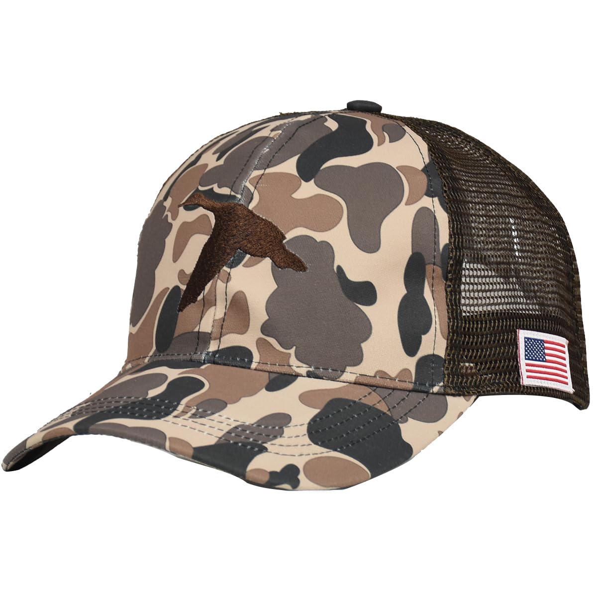 EDTREK Performance Hunting Hat Fishing Cap - Oversized XXL Big Head's Camo and Blaze Orange Hat