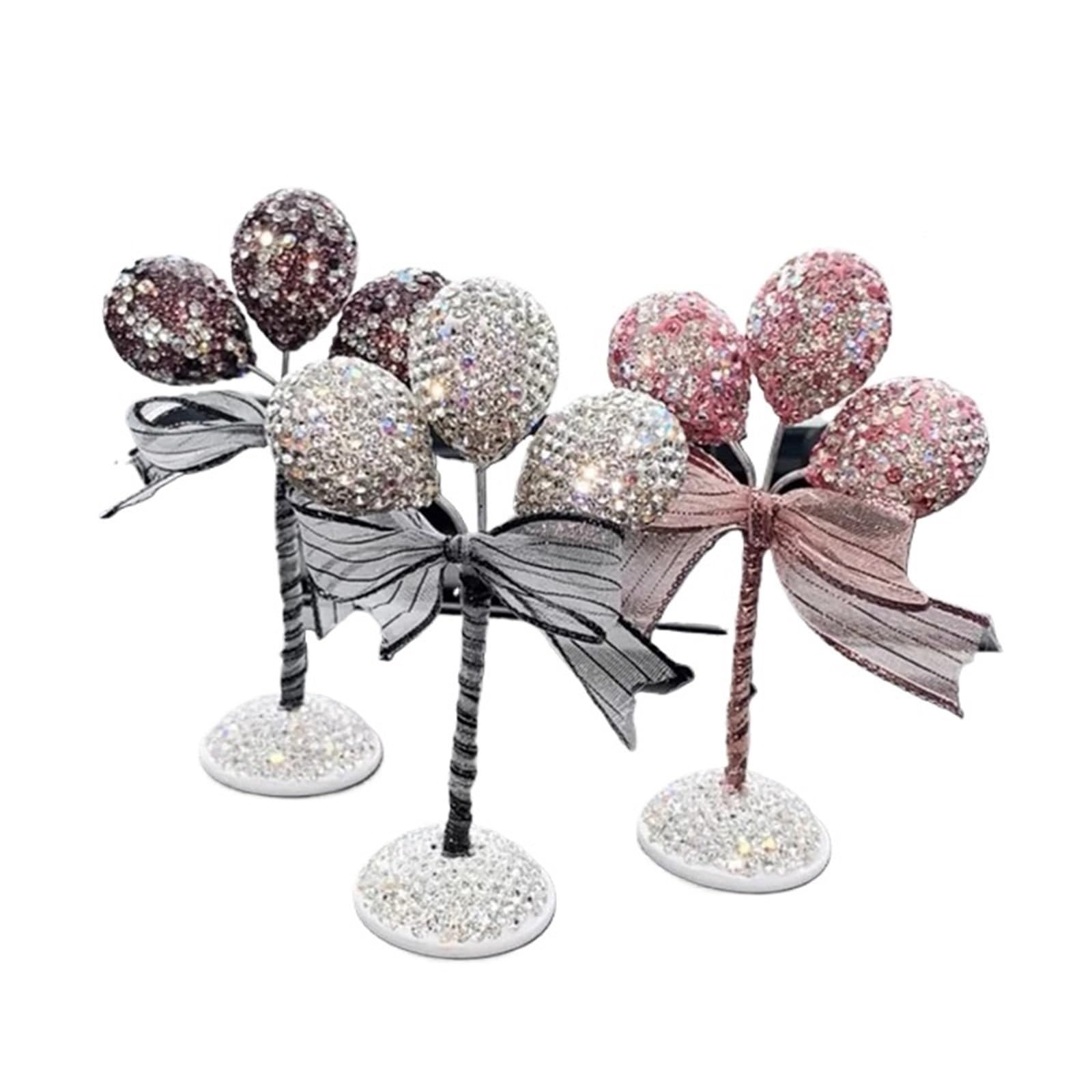 Cute Confession Balloons Car Ornaments - Adorable Car Decoration Supplies(3pcsa)