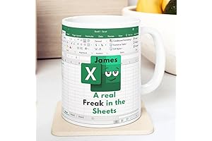 A Real Freak in The Sheets Coffee Mug - Funny Excel Spreadsheet Mug