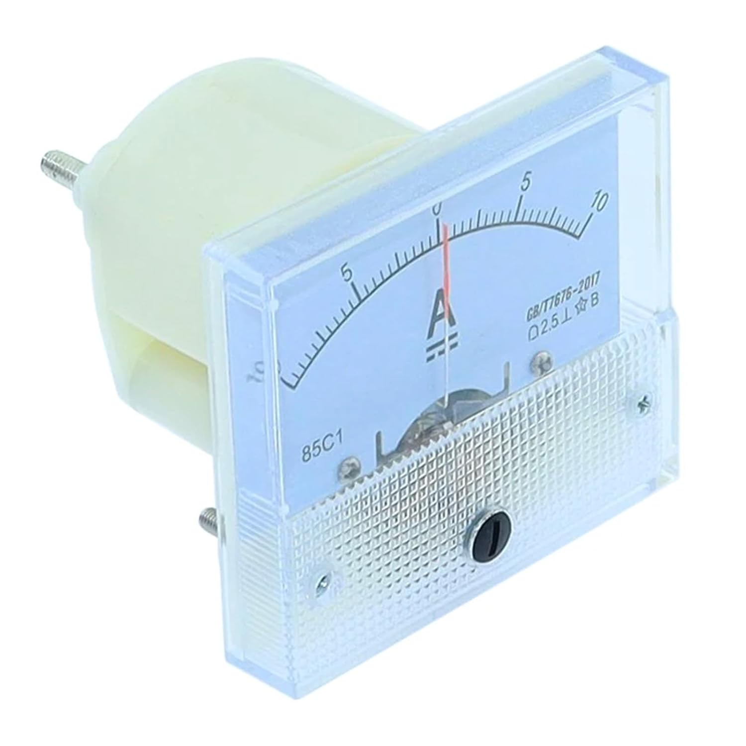 85C1-A DC /75mv Amperemeter Gauge Analog Panel 10A -0-1/3/5/20/30/50/100/200/500A 1Pcs(2A - 0-2A)