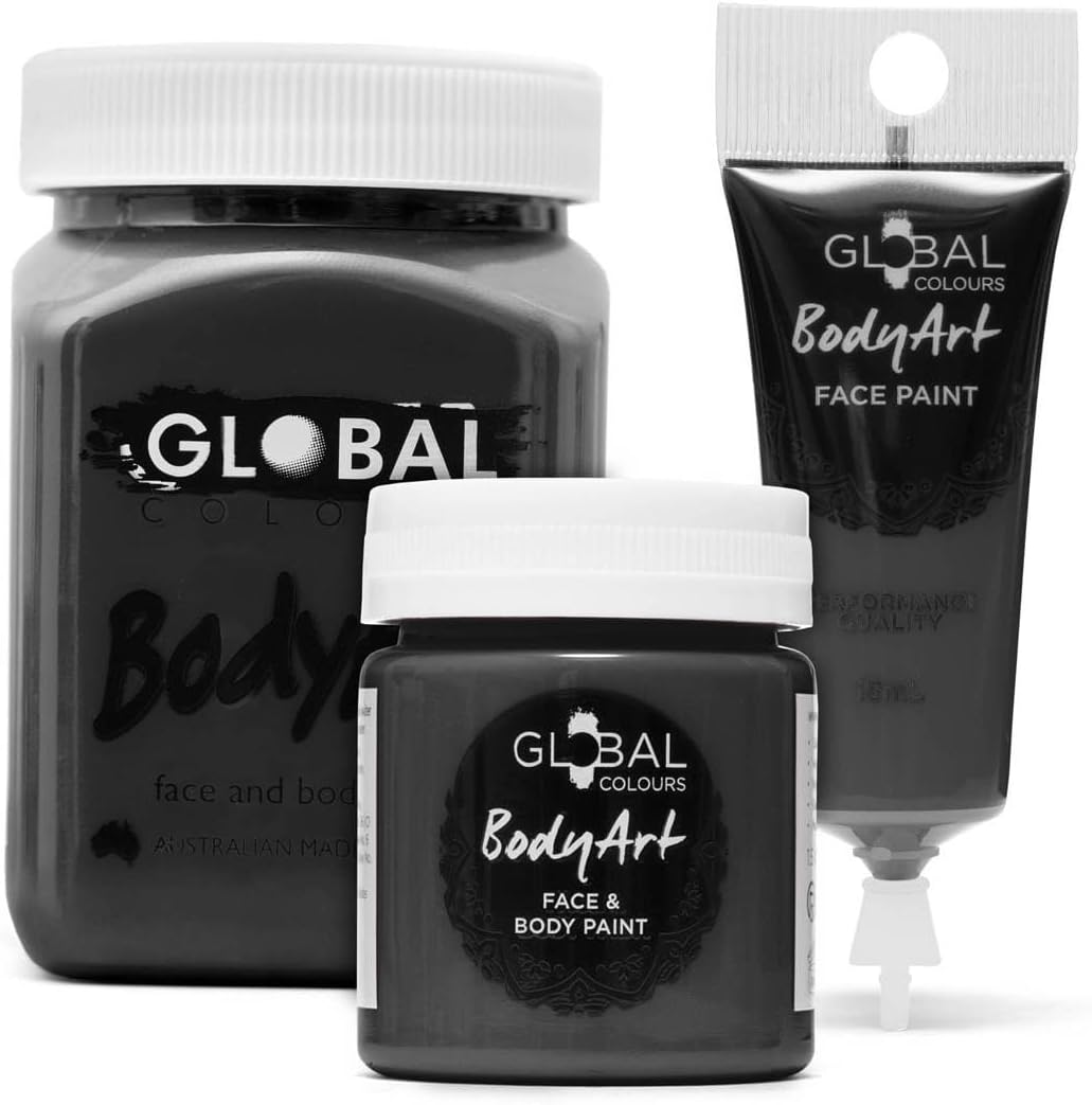 Black Face & BodyArt Liquid Paint Beauty