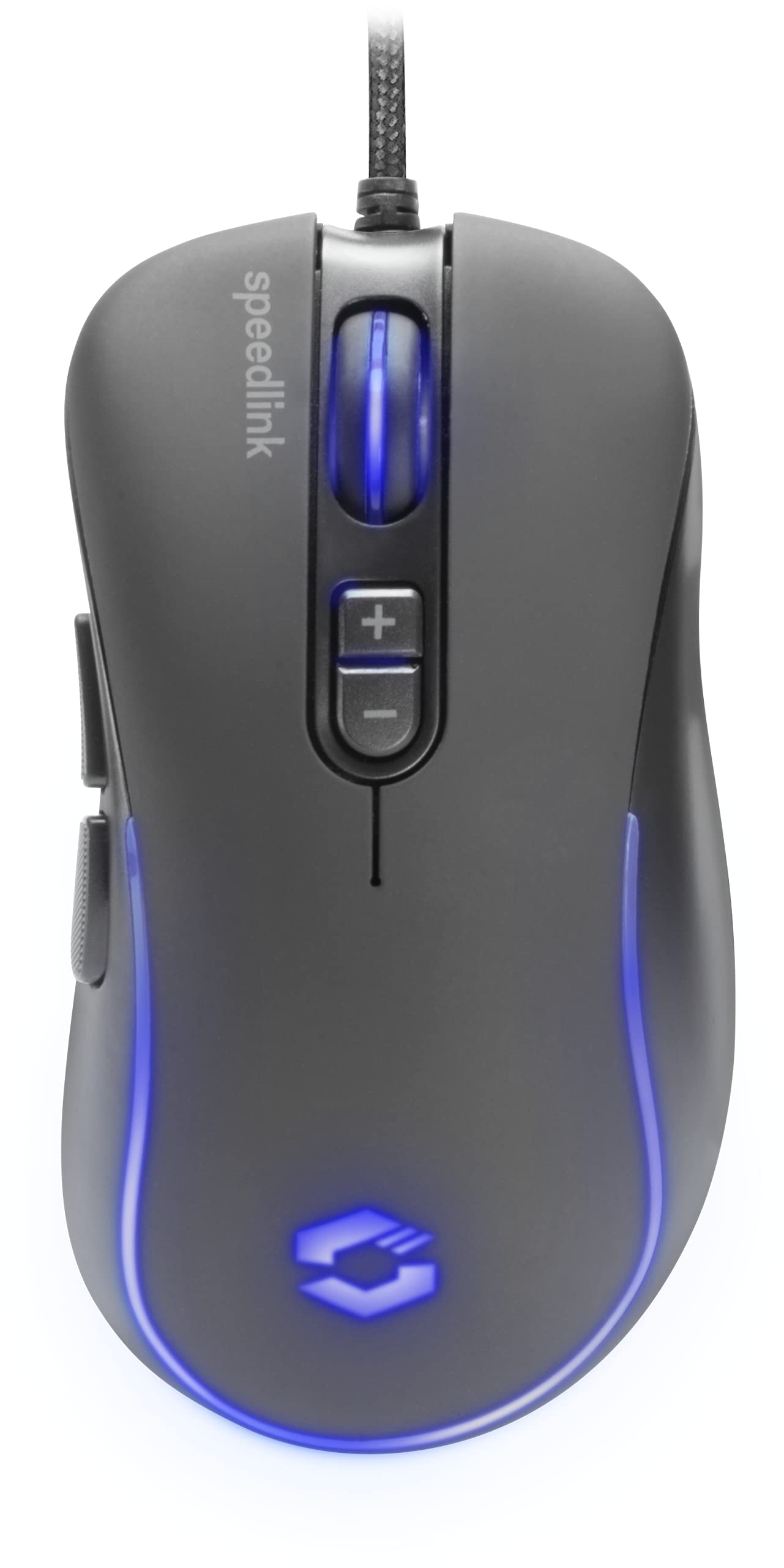 Speedlink ASSERO Gaming Mouse – with 5 buttons and 2 dpi switches, multicoloured lighting, black