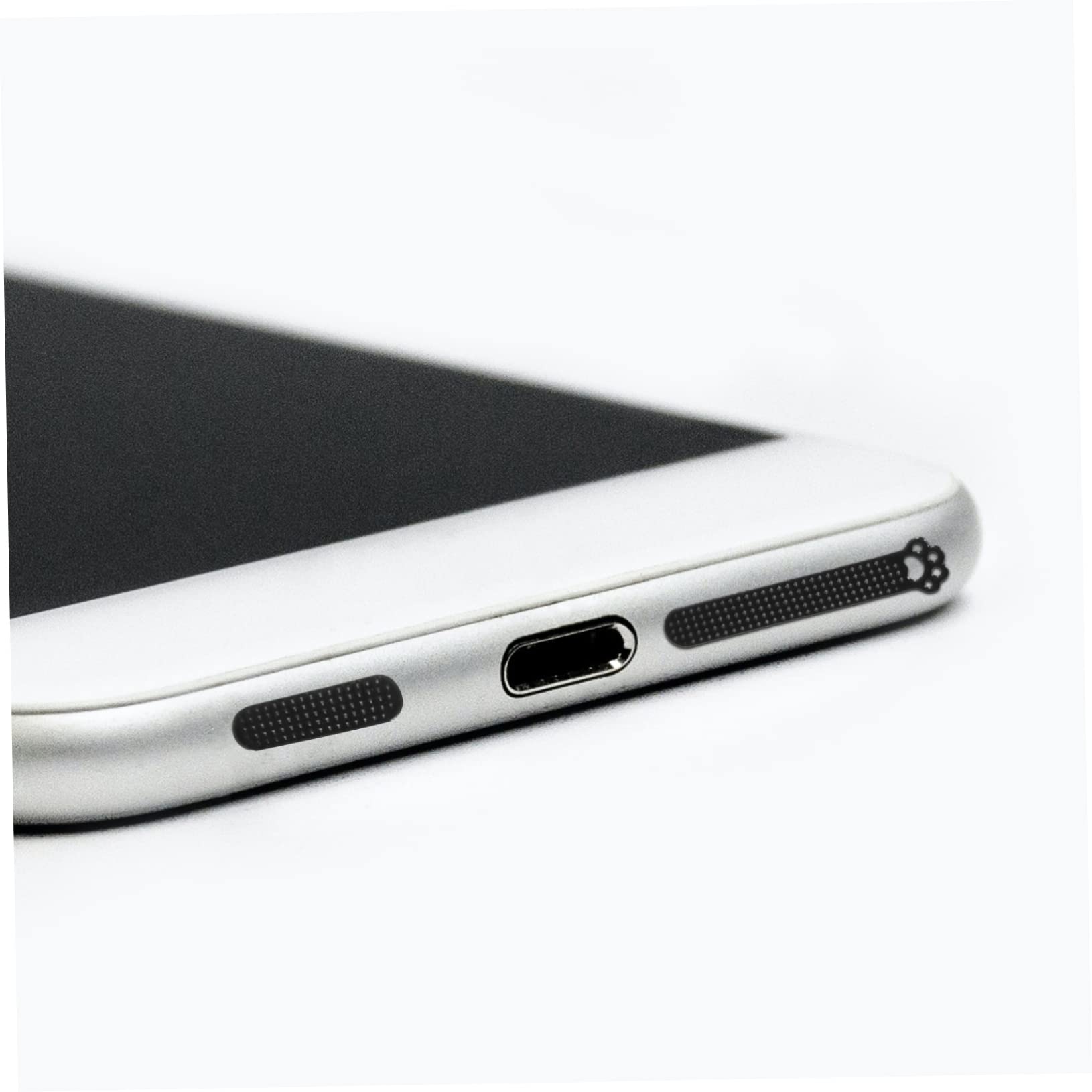 KONTONTY 40Pcs Speaker Net Stickers Dustproof Mesh for Mobile Phones Easy Application Compatible with Series Prevents Dust Accumulation