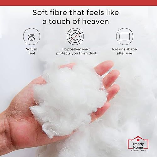 Miniatura 2 de Trendy Home - Relleno de almohada de 12 x 18 pulgadas, hipoalergénico, soporte lumbar decorativo para el hogar y exteriores (no tejido, paquete de 2)