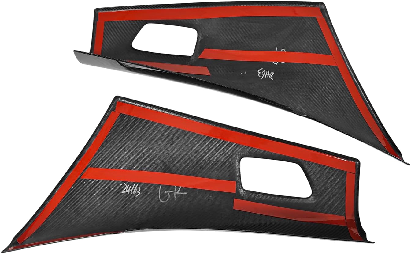 Inner Front Door Panel Cover Trim For Toyota GR Corolla 2023-2025 Carbon Fiber