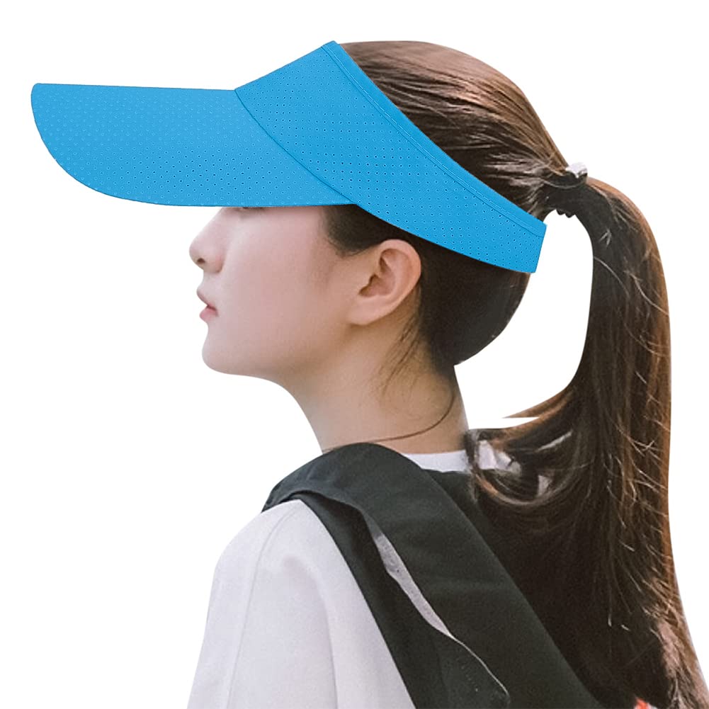 Cappelli da sole da corsa Protezione UV traspirante estiva Cappellini con visiera superiore vuoti Sport Ciclismo Golf Tennis Berretto da baseball da esterno Uomo Donna  201768104