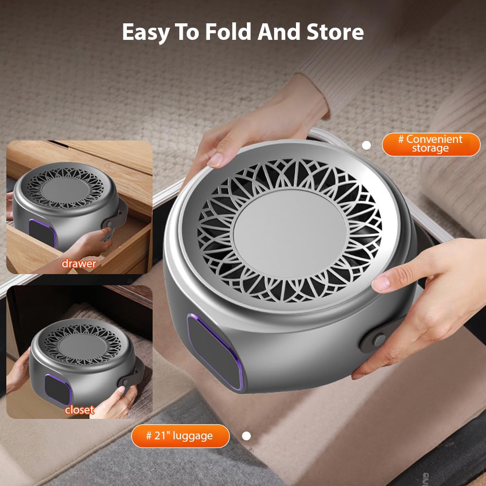 Secadoras portátiles con control por aplicación para ropa de bebé, secadora de ropa interior, máquina de secado y esterilización de ropa plegable con 3 modos y 6 configuraciones de tiempo