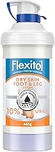Flexitol Dry Skin Foot & Leg Cream, Clinically Proven to Hydrate Feet and Legs, Quick Absorbing Foot Care, 48H Hydration, Hydrate, Soften, and Moisturise Very Dry Feet and Legs, 10% Urea, 1 x 485g