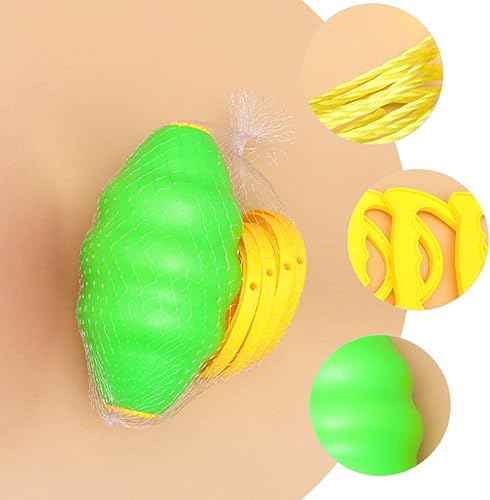 Miniatura 6 de TOYANDONA Juguetes al aire libre 2 juegos de remolcadores divertidos de verano, regalos de agarre de guerra Fitness Boy Two Colaboración para juego