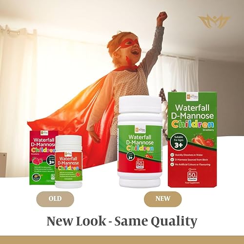 Miniatura 7 de Waterfall D-Mannose Children - Fresa - Niños y bebés D-Manosa  50 g  1.76 oz