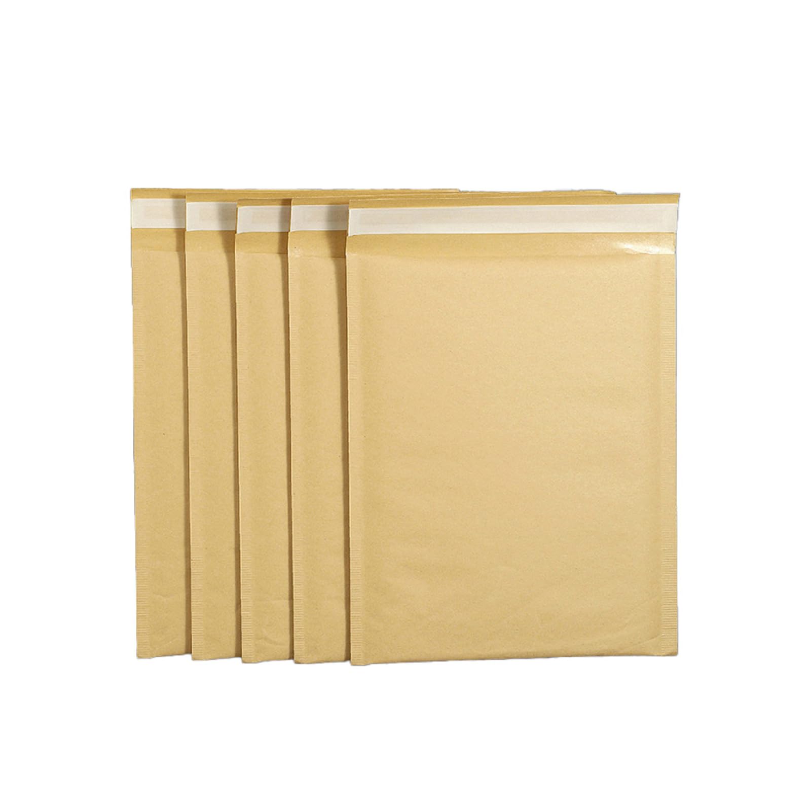 MeiyiZheng 5-Pack Small A5 Gold Padded Envelopes (25cm x 15cm) – Jiffy Bags A5, Padded Self-Seal Shipping Bubble Wrap Envelopes for Documents, Gifts, Tear-Resistant, Cushioned Protection