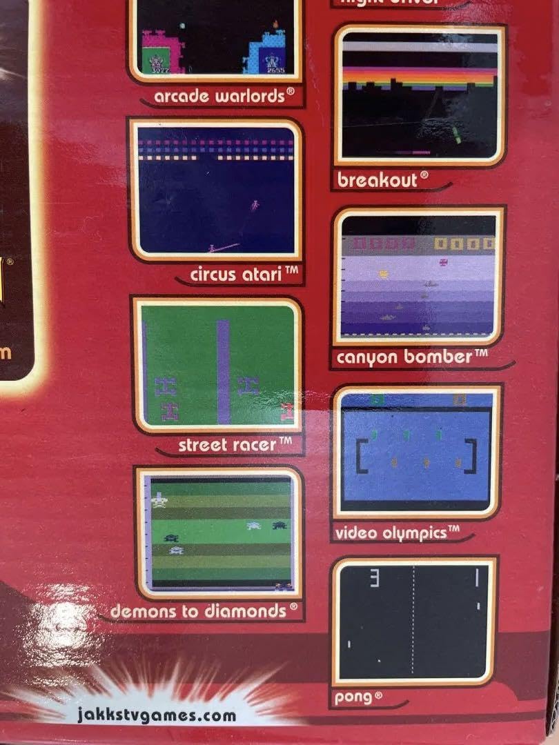 Plug & Play TV Games Atari 2600 未開封品 Atari 10-in-1 TV Games (TV game systems, 2002) for sale