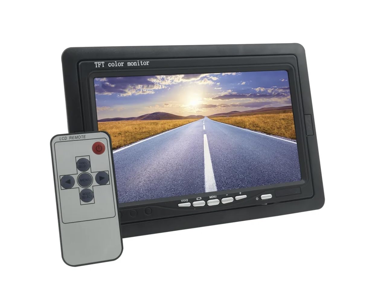 Monitor 7'' 12volts Doppia Ingresso AV Ideale per retromarcia