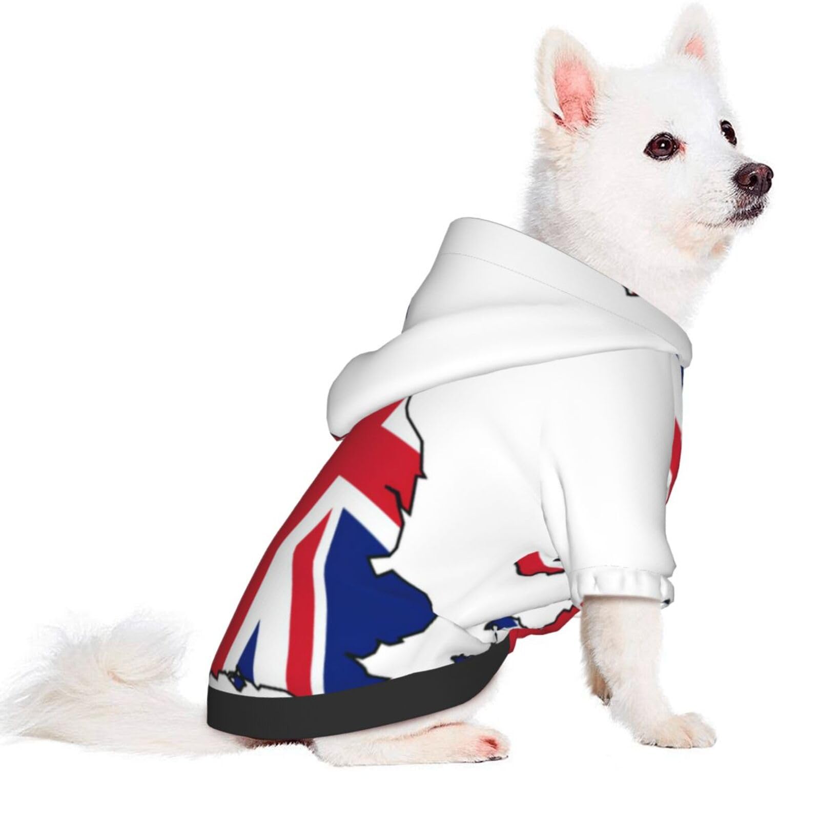 Amazon | ペット服 イギリス国旗 ユニオンジャック 英国 パーカー 犬用