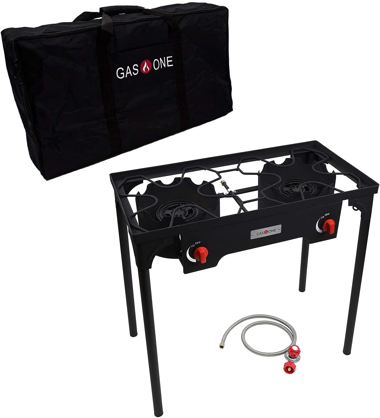 Tech Deals 🔥 GasOne Two Burner Propane Camp Stove with Carry Bag Outdoor High Pressure Propane Double Burner 🛒 Crazy Deals GasOne Two Burner Propane Camp Stove with Carry Bag Outdoor High Pressure Propane Double Burner