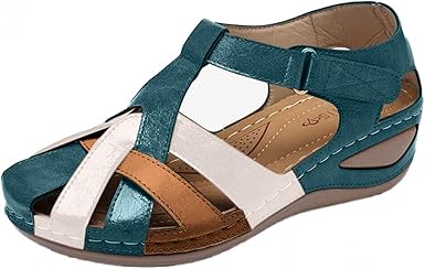 closed toe sandals with arch support
