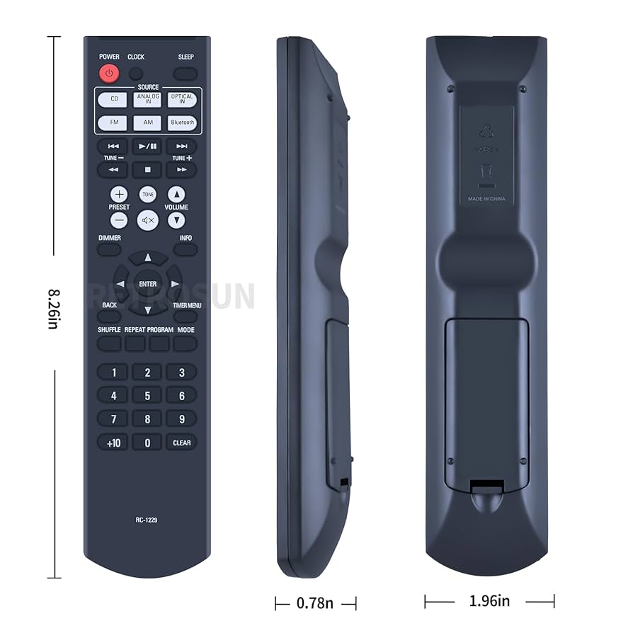 Amazon.com: RC-1229 Replacement Remote Control Compatible