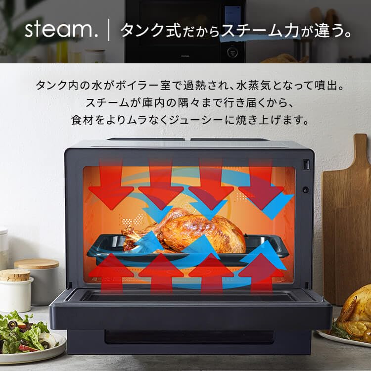 Amazon.co.jp: アイリスオーヤマ スチームオーブンレンジ30L MS-F3003