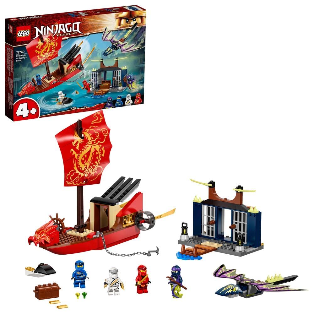 NINJAGO Legacy Final Flight of Destiny’s Bounty 71749 Building Kit (147 Pieces)