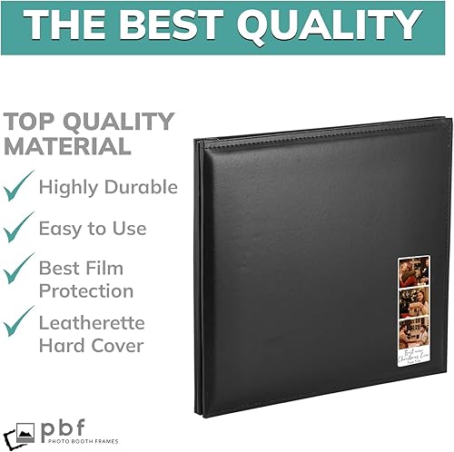 Miniatura 4 de Marco de fotos para cabina de fotos álbum de fotos con pantalla de fotos blanco 12 x 12