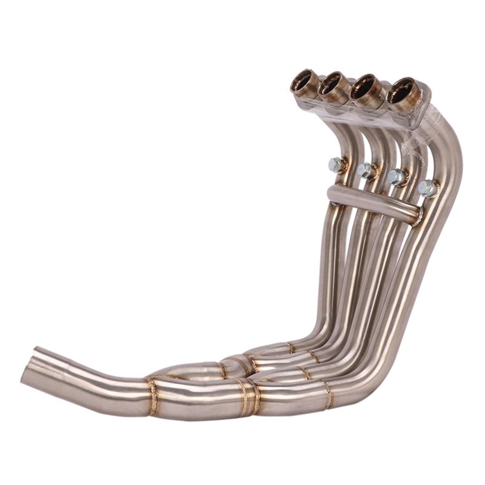 Marmitta Moto Per Benelli 600 Per TNT600 Per BN600 Moto Scarico Fuga Modificato Tubo Collegamento Anteriore Senza Silenziatore Tubo centrale scarico(Color:Digitare un)