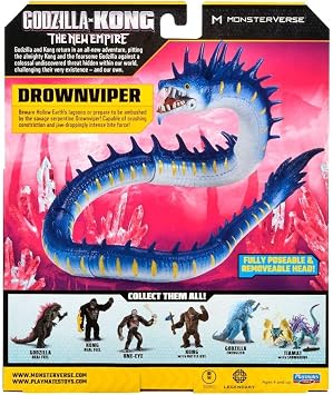 Godzilla x Kong Drownviper Action Figure, Monsterverse, 7 inch, Deluxe