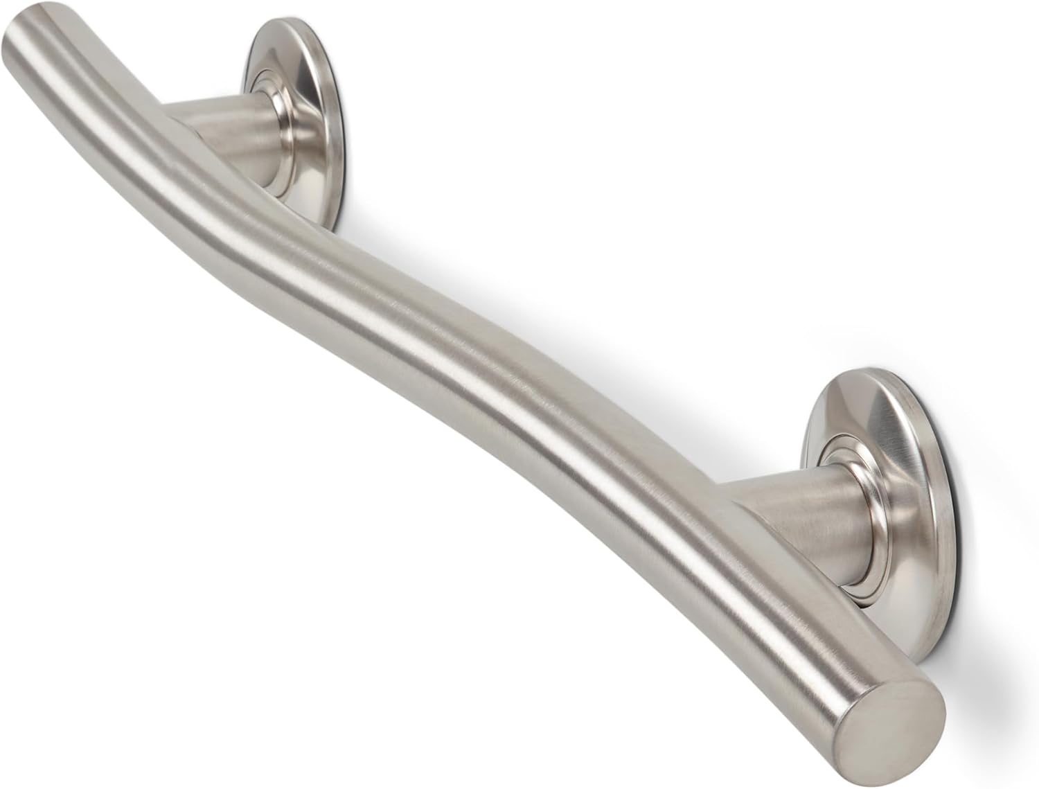 Seachrome 18 inch Bathroom Wave Grab Bar Satin Finish