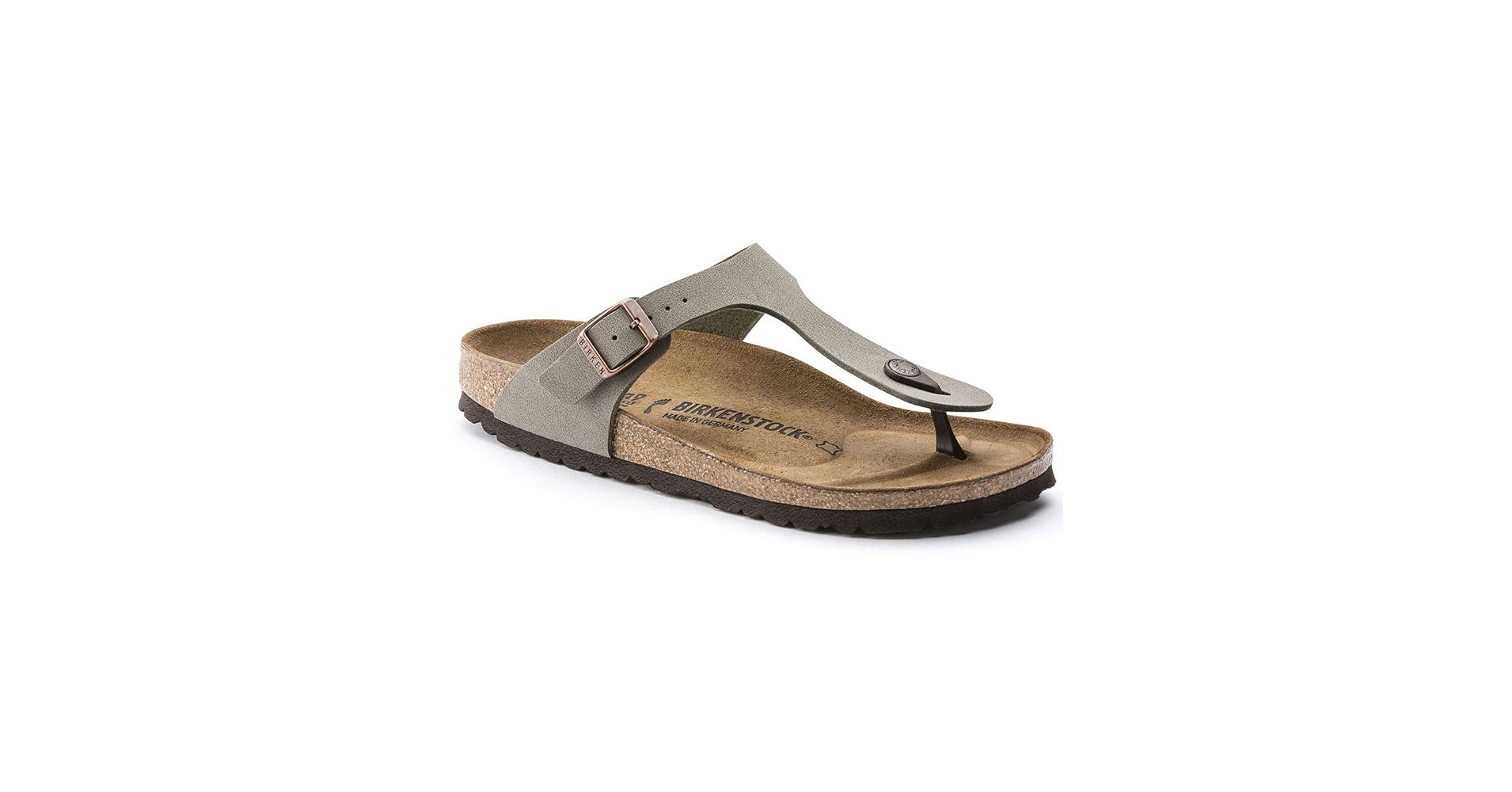 Amazon.com | Birkenstock Gizeh BF Nubuk Stone, 45(EUR) - 14