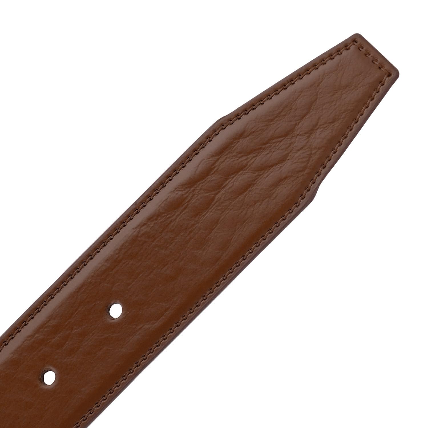Conte Massimo Cintura Uomo in Vero Cuoio Pezzo Unico, Made in Italy, Fibbia Nickel Free, Accorciabile, Alta 3,5 cm Con Scatola